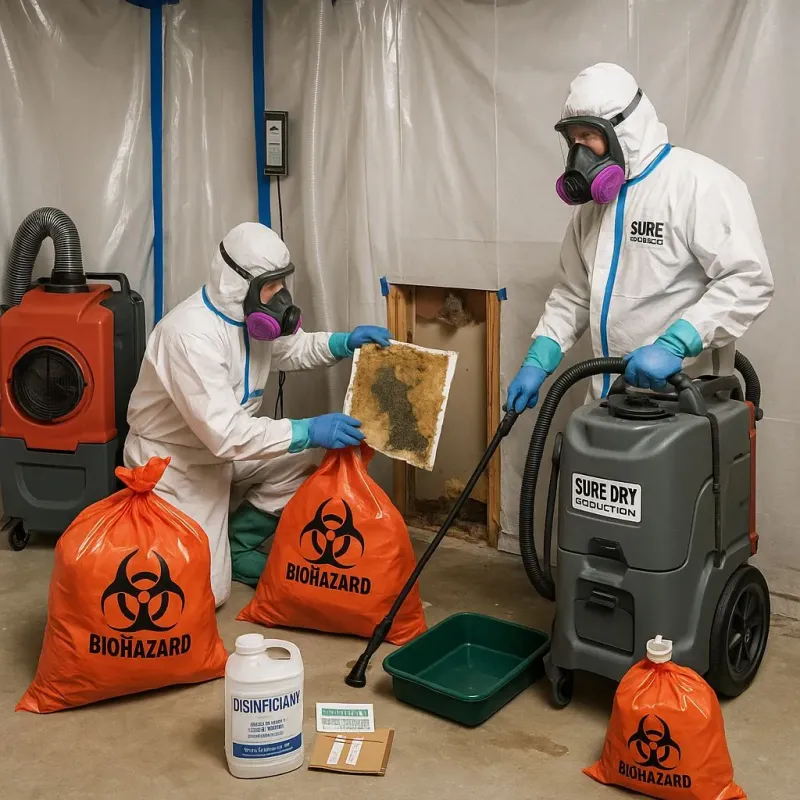 Contaminated Water Handling Protocols process in Lakewood Shores, IL